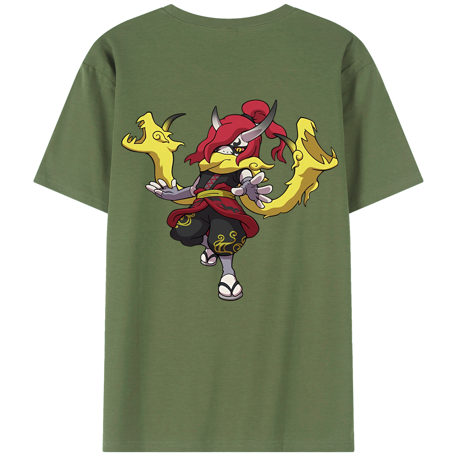 （画像用） 妖怪ウォッチ Yo-kai Watch 綿100％ メンズ半袖Tシャツ（バックプリント） 通気性
